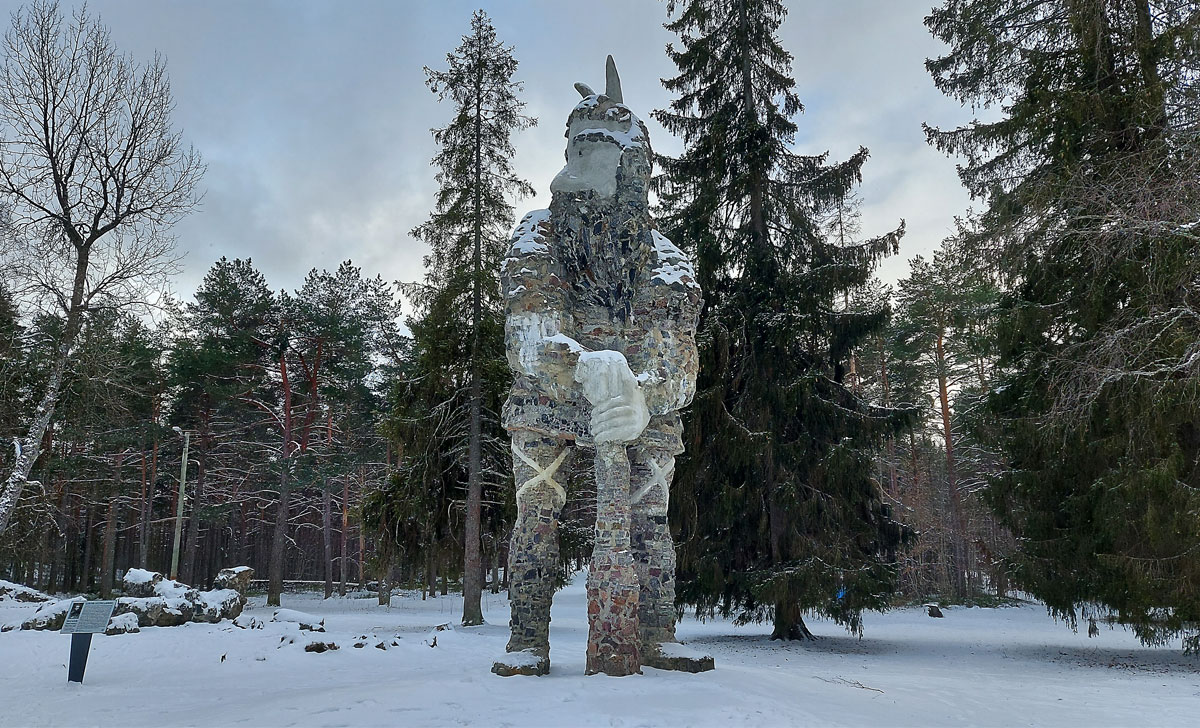 skulptuur kalevipoeg glehni park tallinn