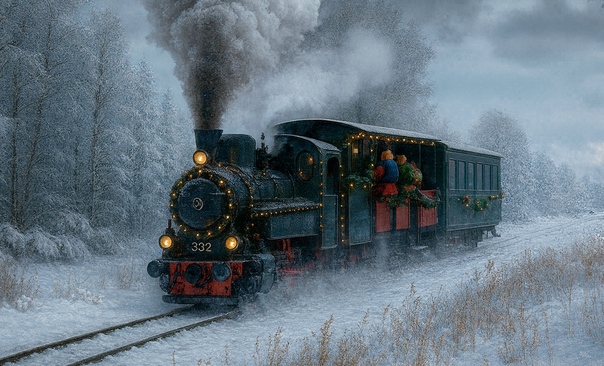 рождественский поезд эстония