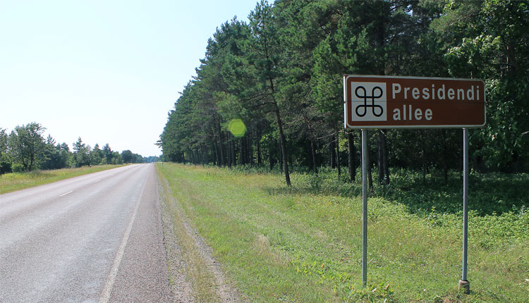 presidendi allee muhu saarel